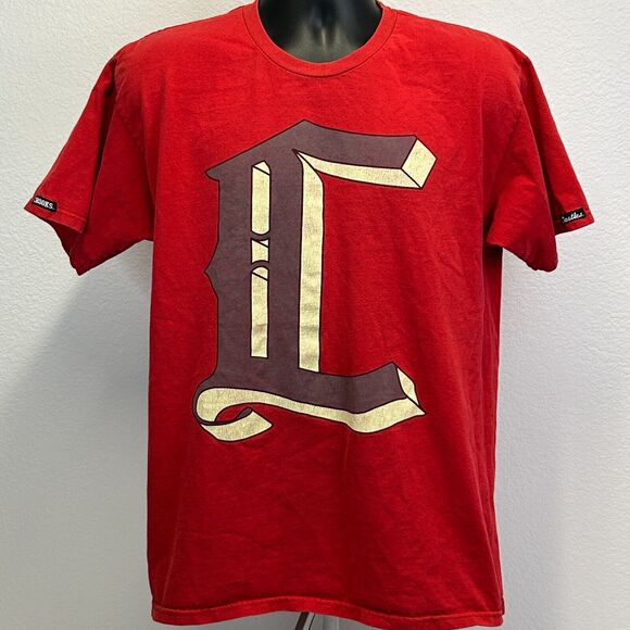 Vintage Crooks and Castles T Shirt Original Crew 2002 Los Angeles Red L Large - Picture 2 of 12